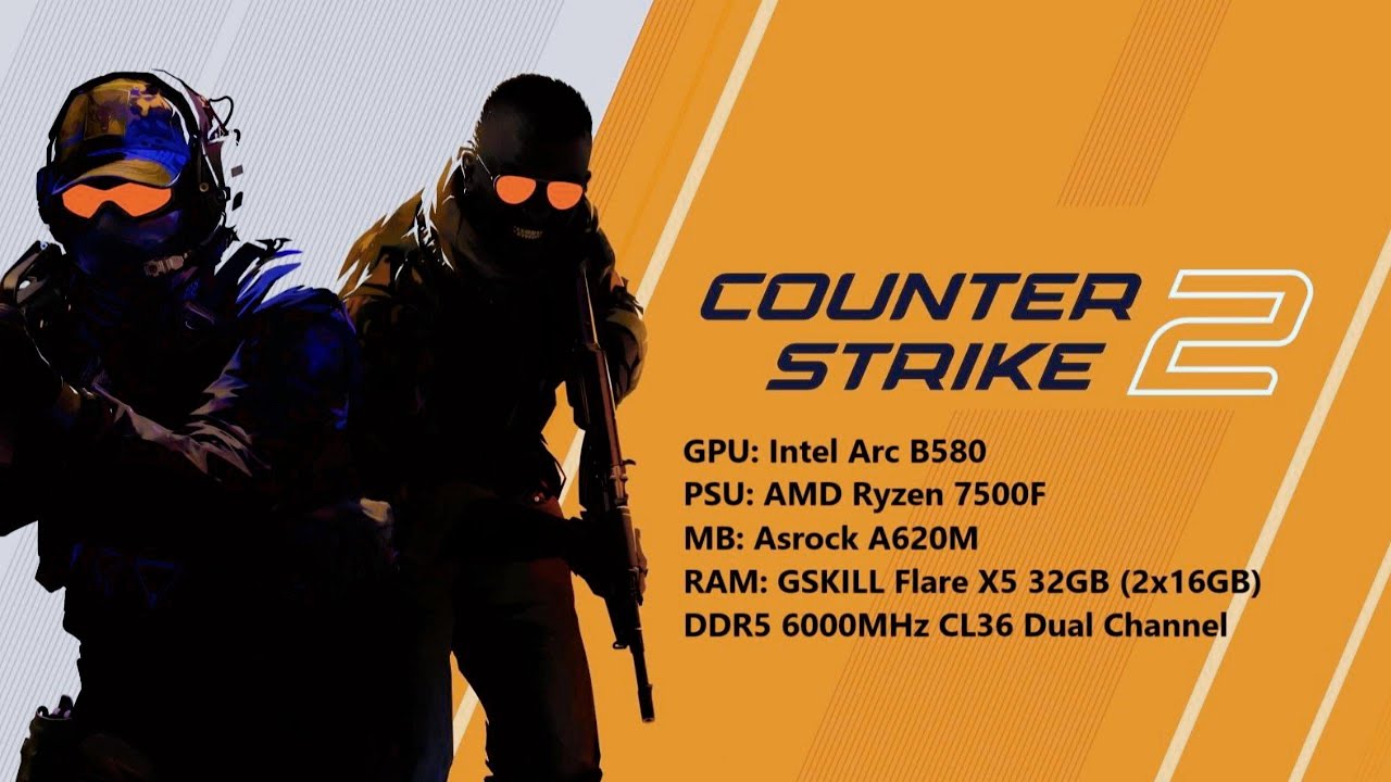 Intel Arc B580 Counter Strike 2 Performance | Ryzen 7500F + 32GB DDR5 | VRAM, Temps & FPS Test
