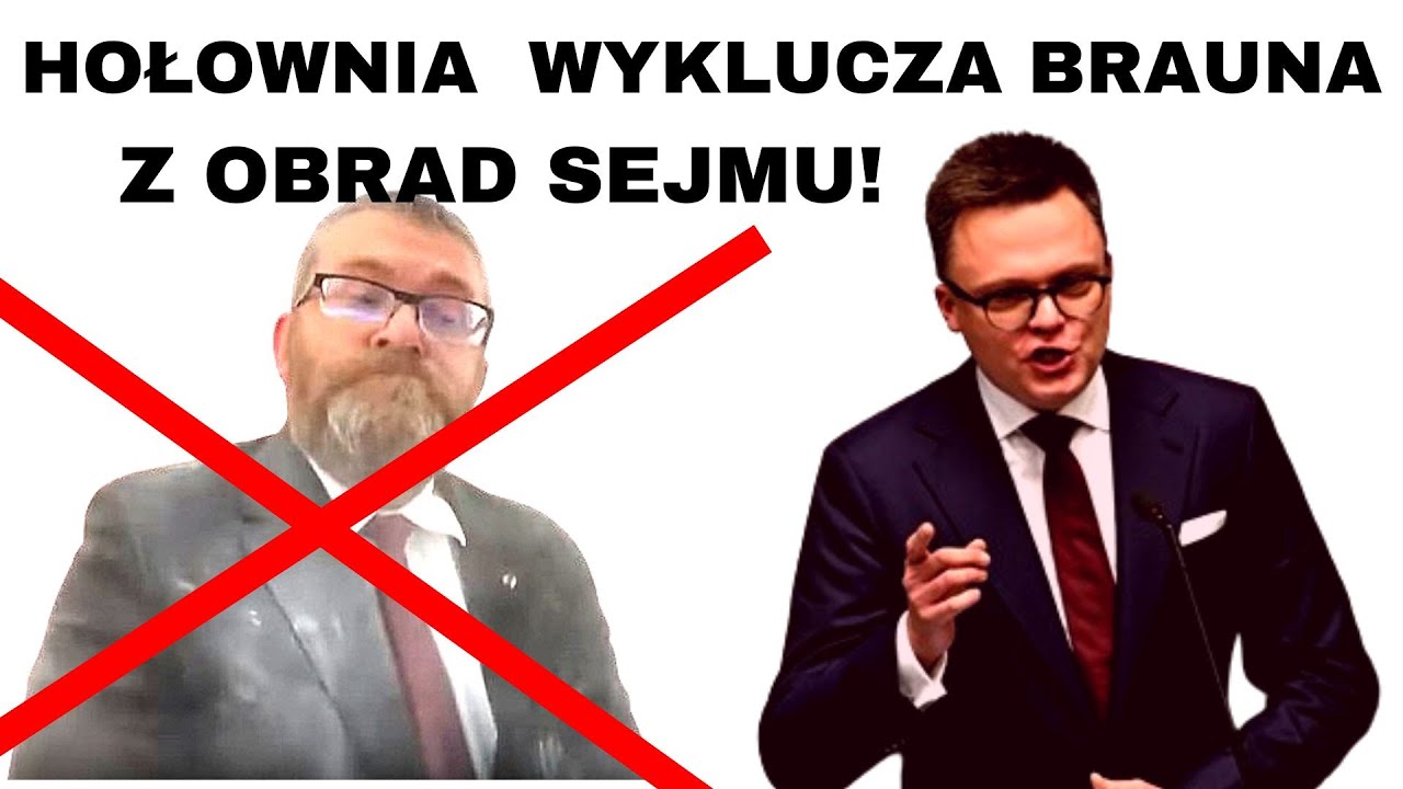 Hołownia wyrzuca Brauna z posiedzenia Sejmu za krytykę obrzędu Chanuki w Sejmie!