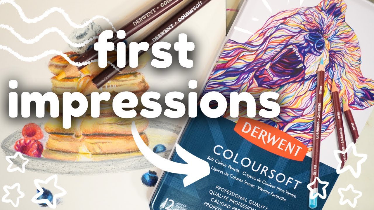 Derwent Coloursoft Pencils Review: First Impressions