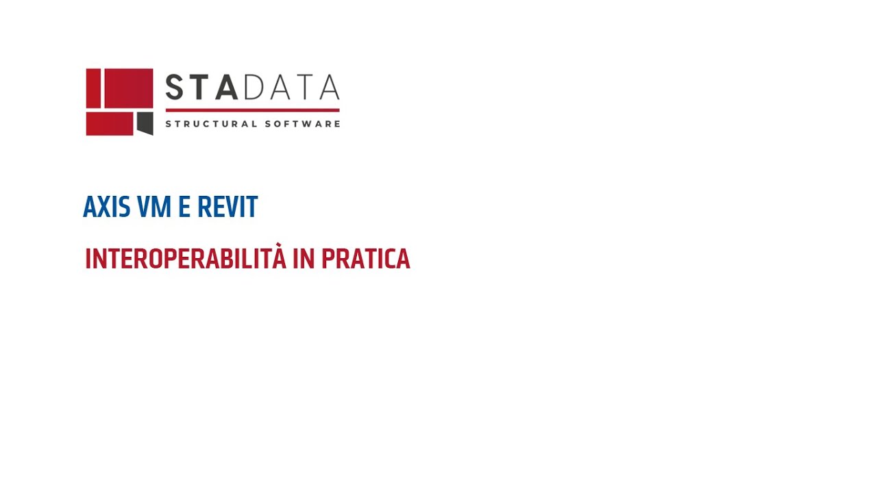AxisVM e Revit - Interoperabilità in pratica