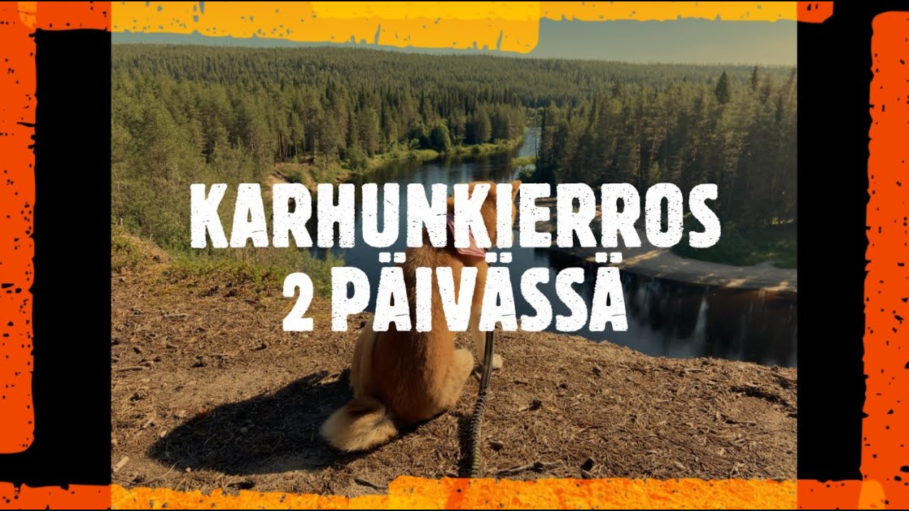 Karhunkierros 2 päivässä - Kevytvaellus koiran kanssa