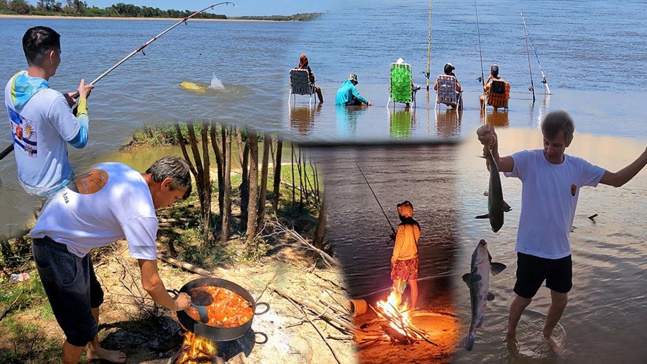 TRES DÍAS EN LA ISLA - PESCAR, COCINAR Y ACAMPAR. AMANTES XLA PESCA. Cook y Fish