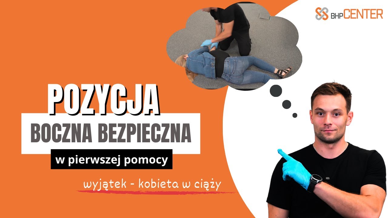 Pozycja boczna bezpieczna u kobiety w ciąży