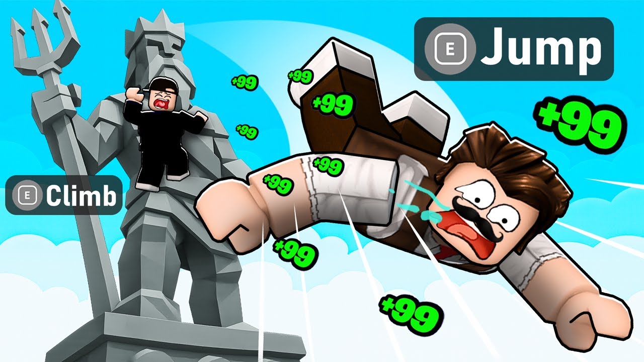 Climbing 1,843,214 Ft in Roblox Climb and Slide Atlantis Event