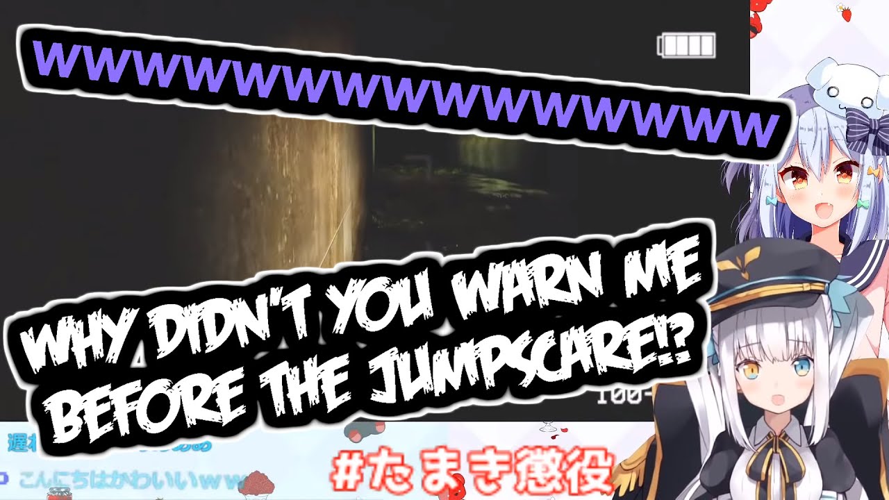 [ENG SUB] Kagura Mea has Tamaki help her through a horror game
