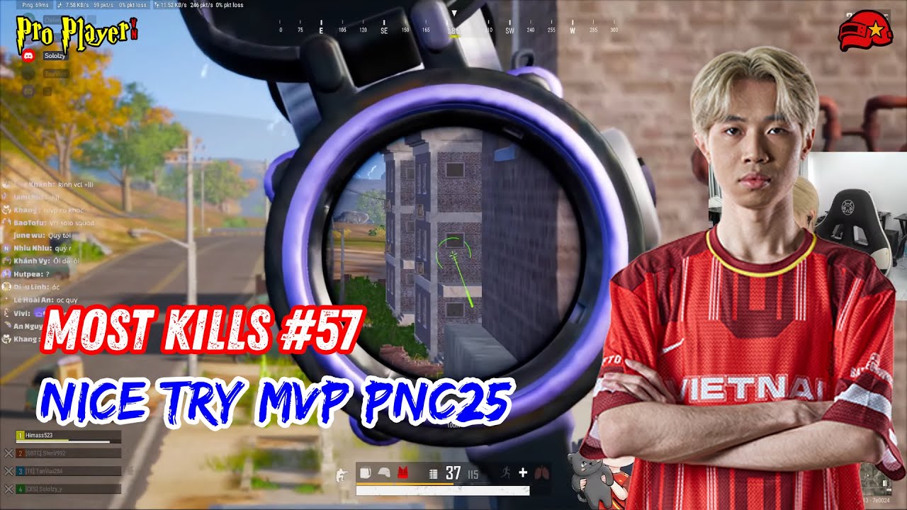 PUBG PC I Most Kills #57 I Nice try MVP PNC25