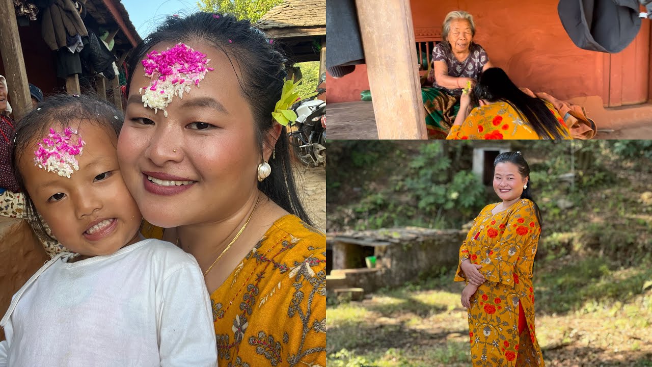 २ वर्ष पहिलाको भिडियोले बल्ल पालो पायो 😄! रिसिङ्ग बुन्जी ! मम्मीको मामाघर 🥰🫶 #srijanathapamagar 