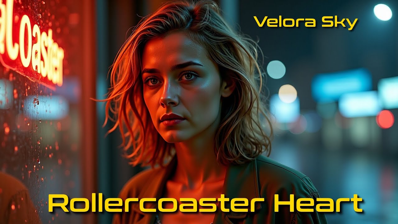 Rollercoaster Heart – Velora Sky | Emotional Pop Ballad of Love & Pain | AI Pop Song  | KI Pop Song