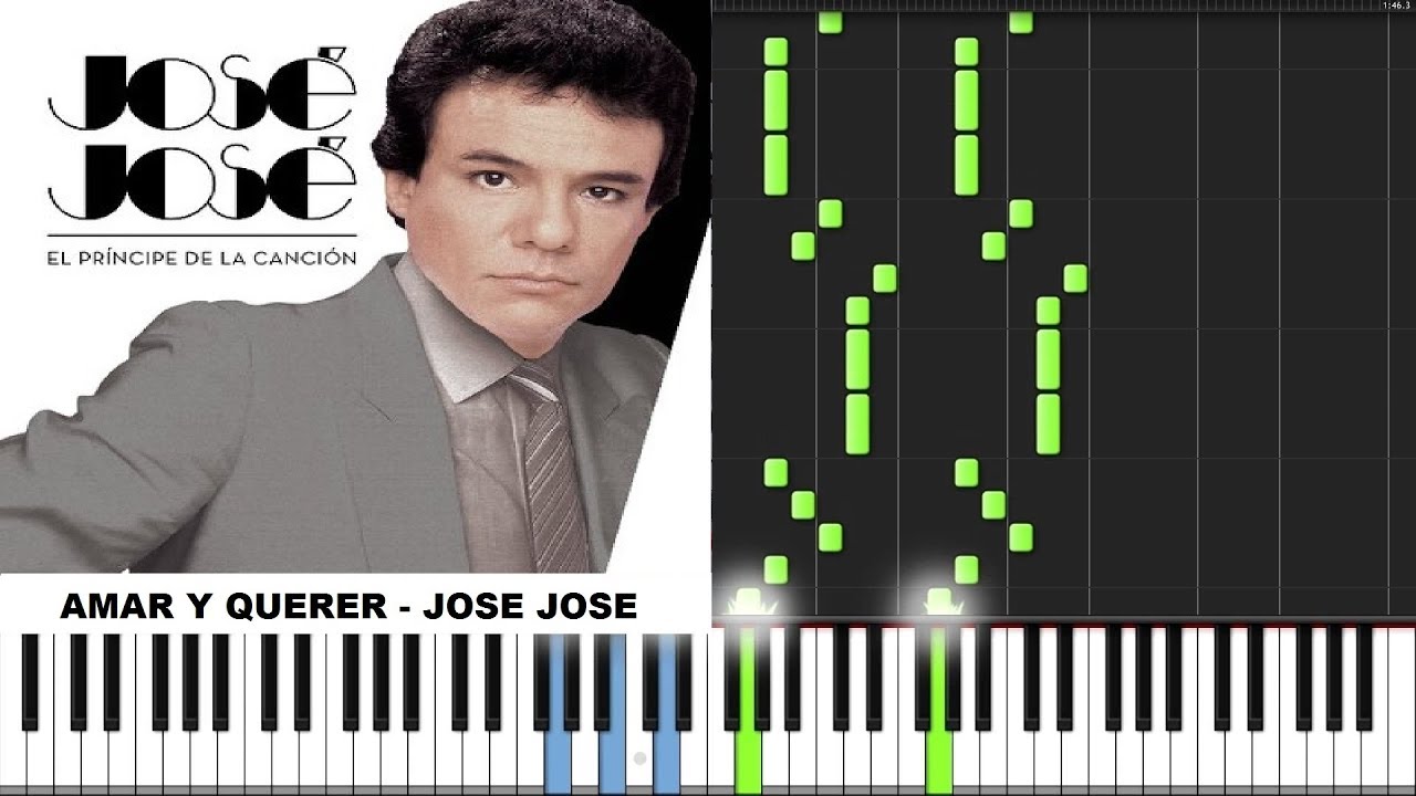 Amar y Querer - Jose Jose PIANO TUTORIAL Synthesia