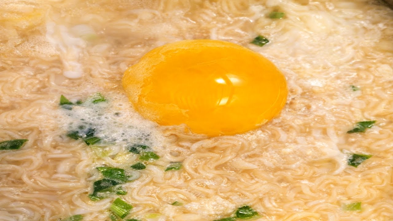 Beef Bone Broth Ramyun with Egg | Simple Korean Comfort Noodles
