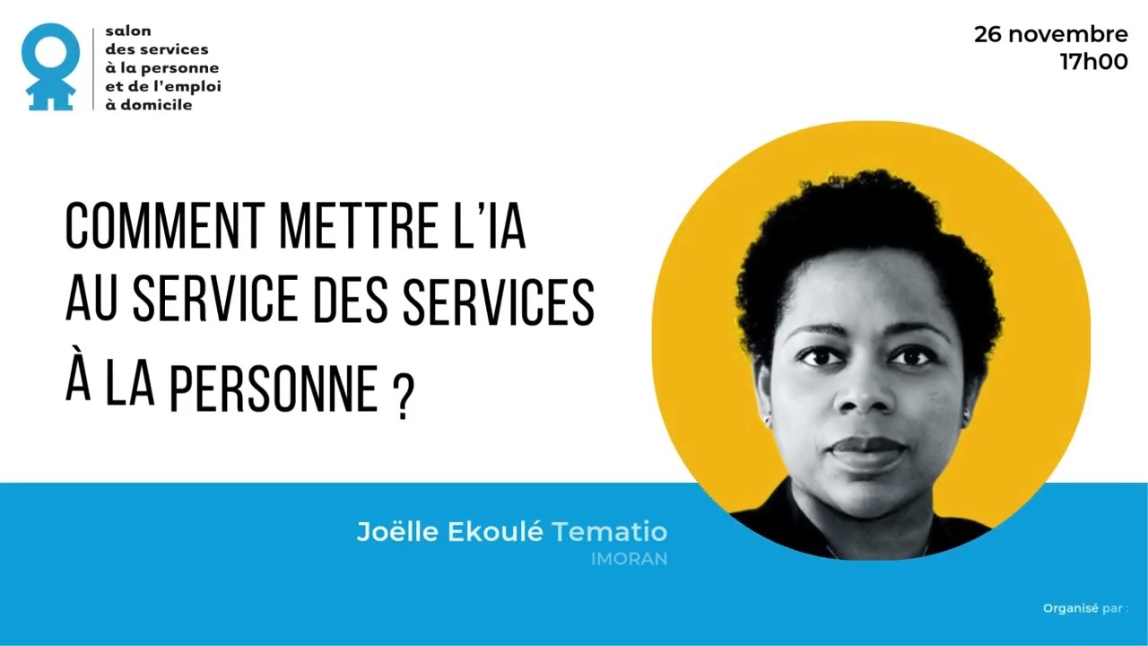 Conférence - Comment mettre l’IA au service des services à la personne ?