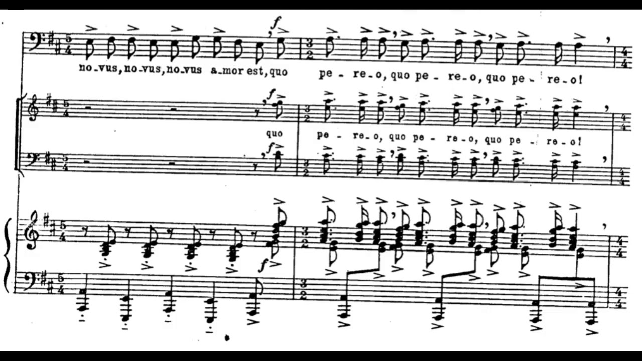 25.- Tempus est Iocundum (Carmina Burana - C. Orff) Score Animation