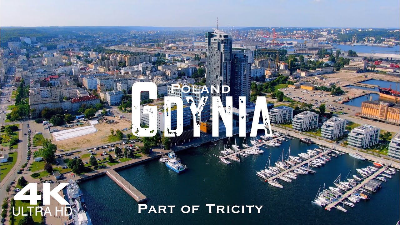GDYNIA 🇵🇱 Drone Aerial 4K | Gdingen Poland Polska