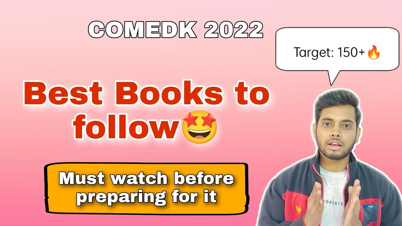Best books for COMEDK 2022| Target 150+| How to tackle question paper| Exam pattern[Ash Academy JEE]