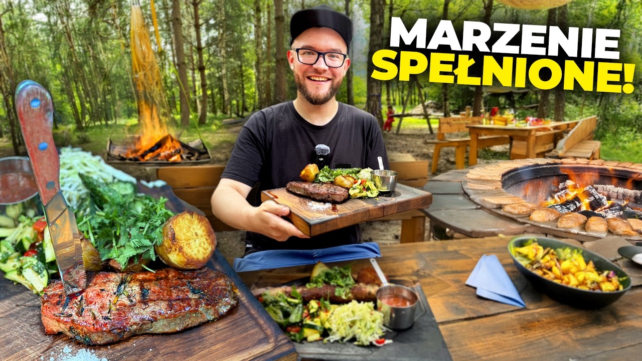 MAŁOPOLSKA: Restauracja w lesie, o której marzyłem! Najlepsze jedzenie z ognia w RestoBar Ogień