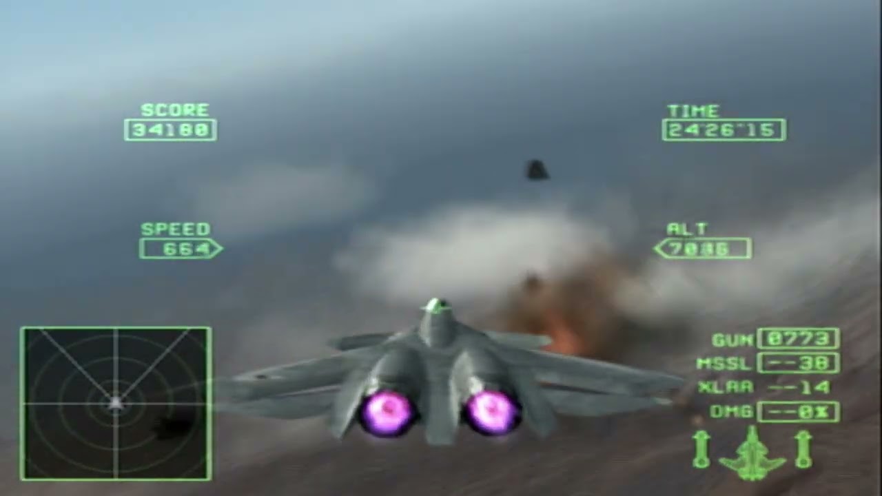 Ace Combat Zero: SP Mission - The Gauntlet + Special Enemy