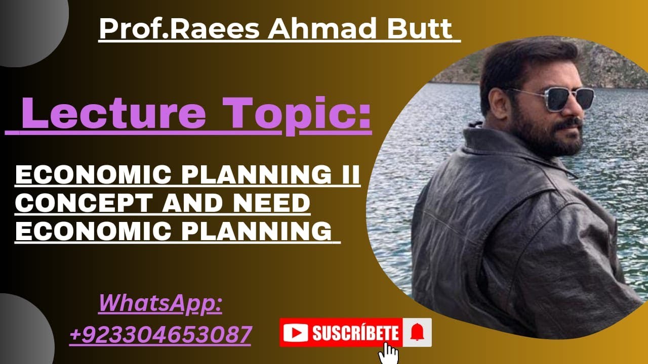 Economic Planning (Importance, Scope, need, objectives) || Eng medium
