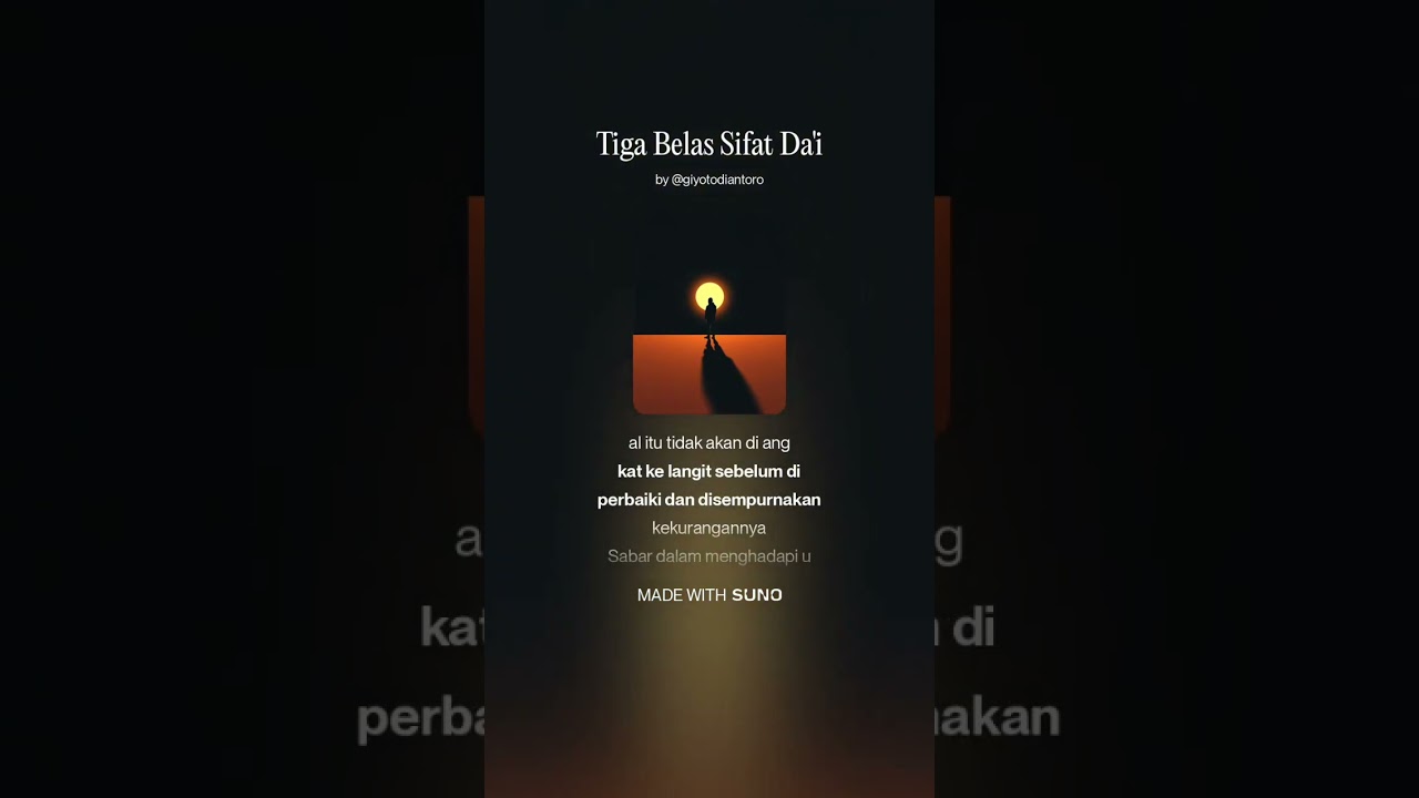Tiga Belas Sifat Da'i