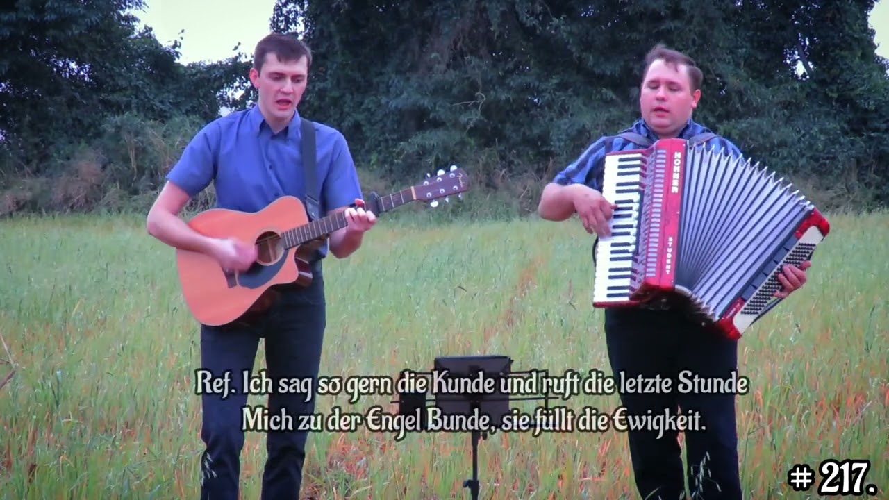 Ich sag so gern die Kunde, den Klang aus alter Zeit..