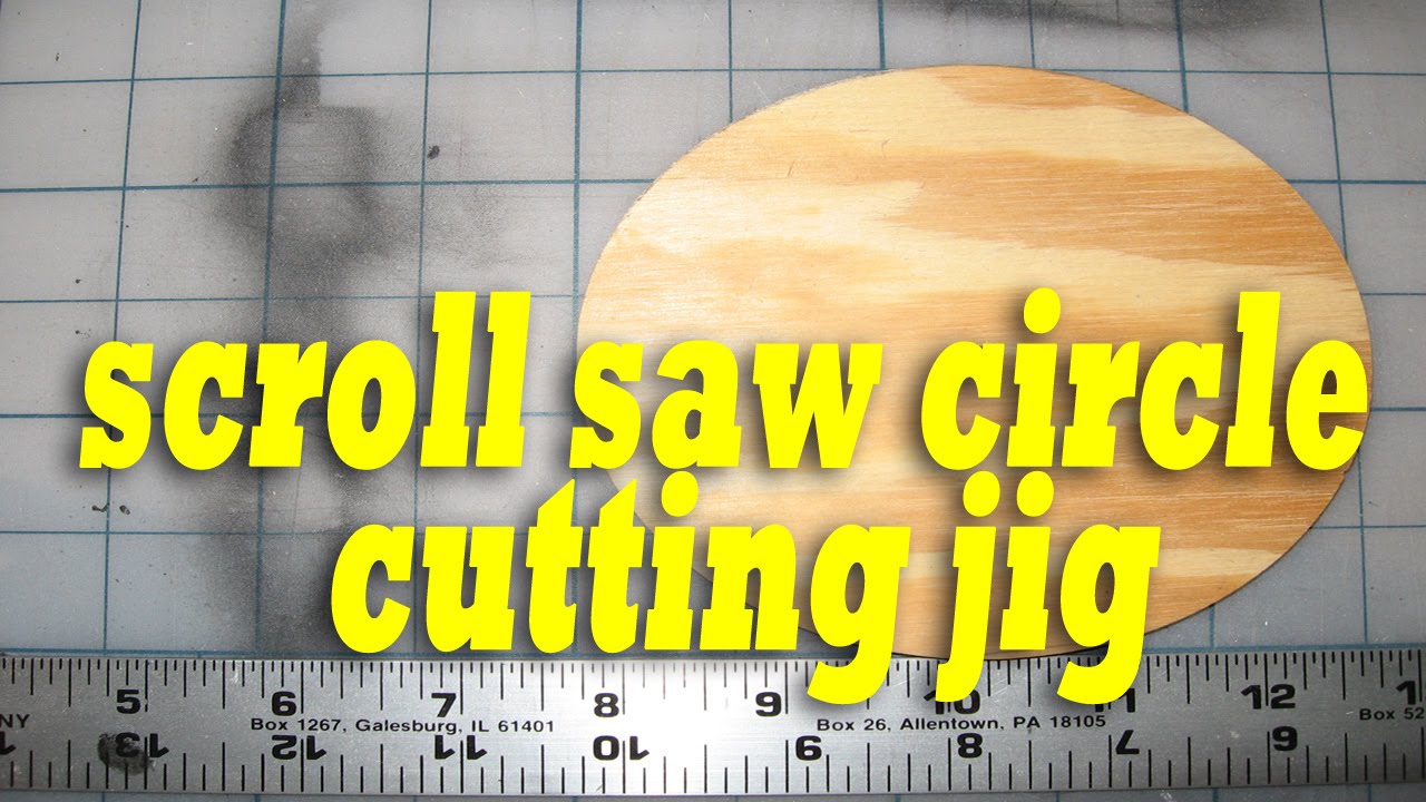 Scroll Saw Circle Cutting Jig