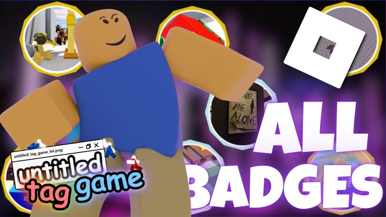 How to GET ALL BADGES in Untitled Tag Game! (A Roblox Game)