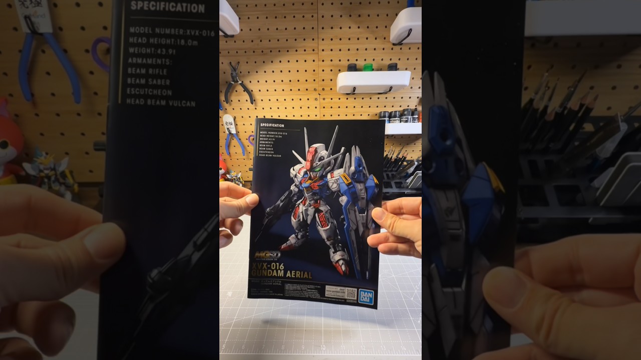 Tiny kit. Huge personality.MGSD Aerial build time. #gunpla #gunplacommunity #gundam