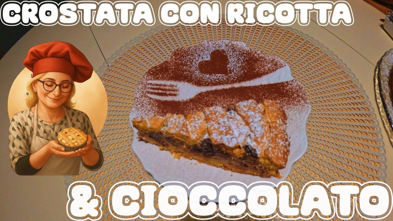 Crostata Ricotta E Cioccolato ( Buonissima )