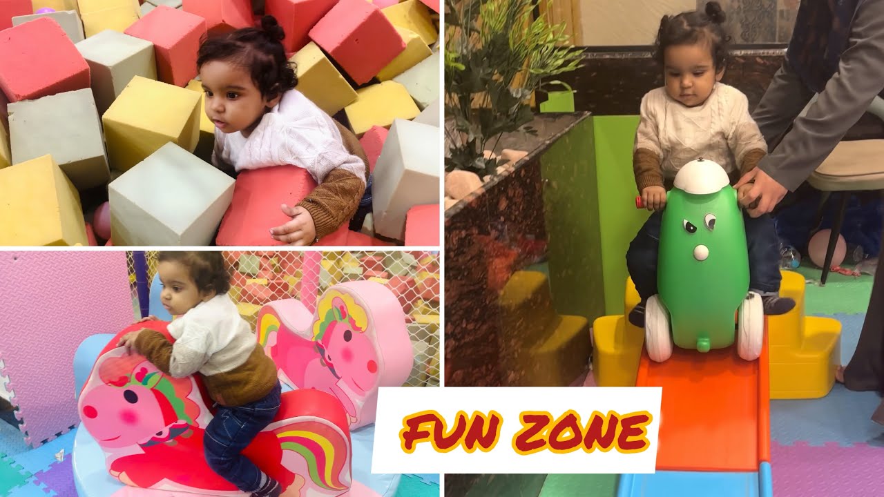 AYZAL NE KIYA BOHOT ENJOY😊|| FUN ZONE KHULA APNE HI GHAR KE PAAS || BACHO KE LIYE BEST PLACE #kids 