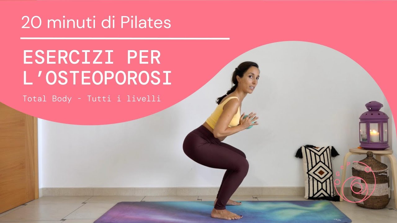 Pilates per l'osteoporosi (lezione breve perfetta in menopausa) | 20 minuti