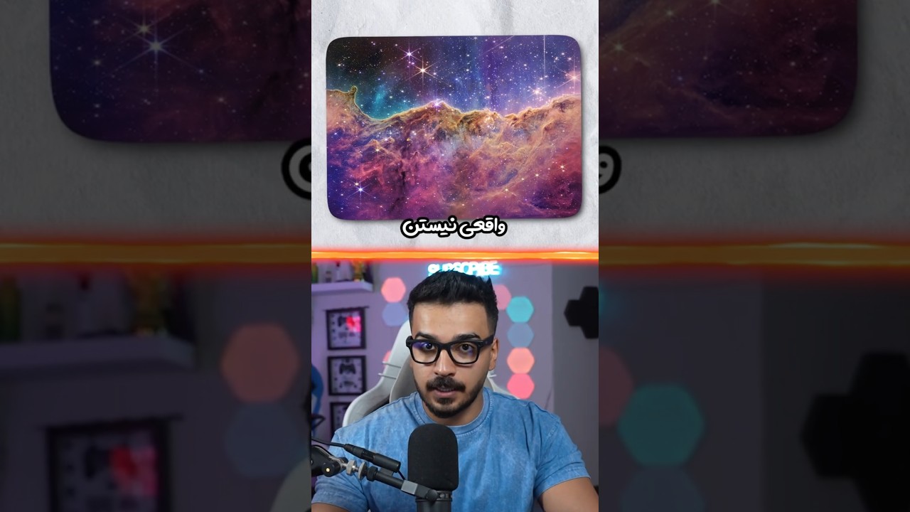 ❌️عکس های فضا واقعی نیستن😔🌌 #shorts