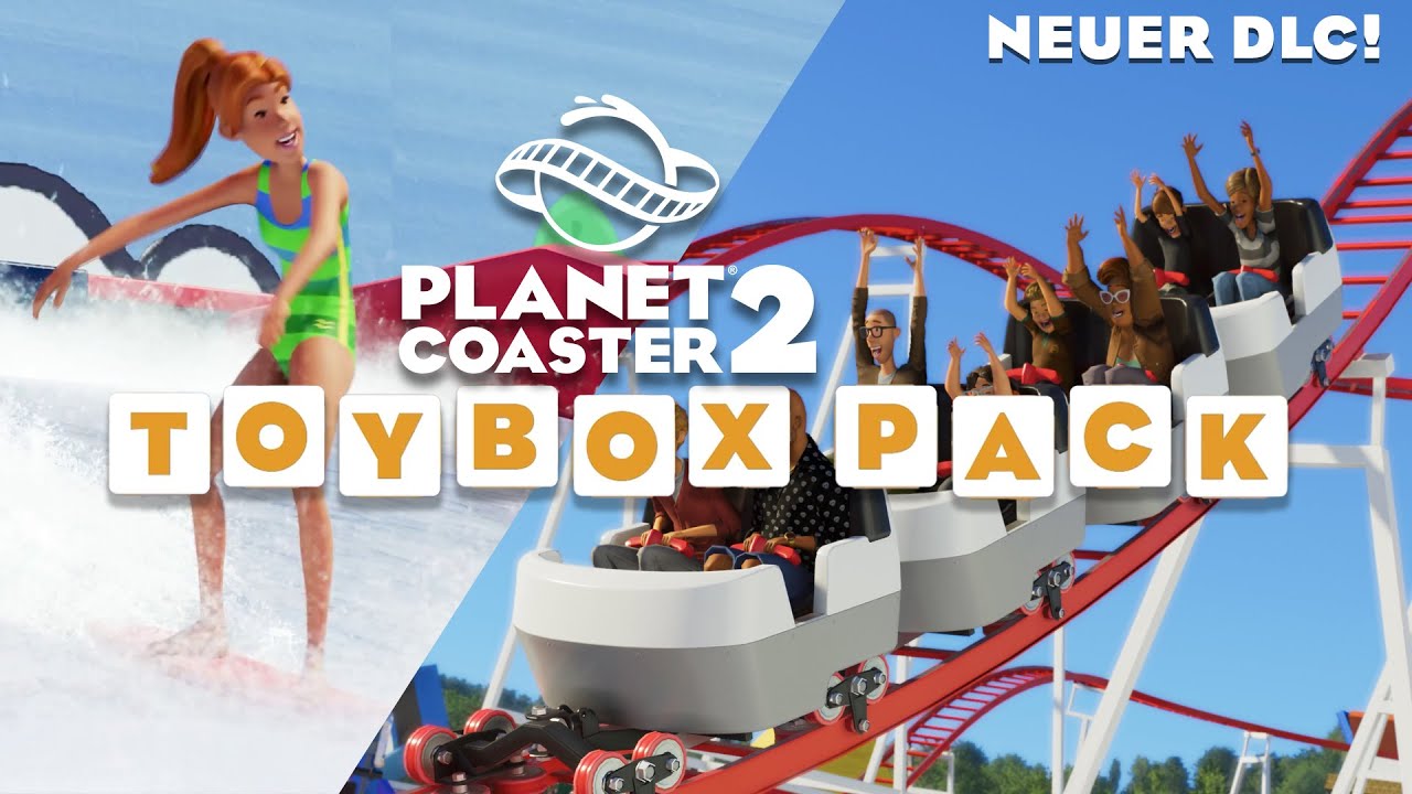 Surf-Station, Vekoma STC & Mehr! Das neue TOYBOX Pack für Planet Coaster 2