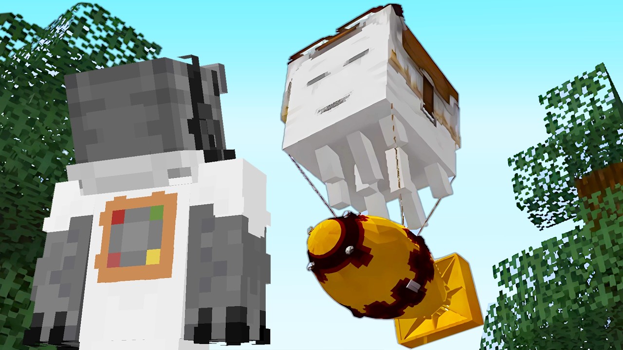 Me Paso MINECRAFT en un GHAST FELIZ