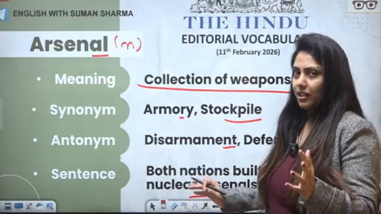 Editorial Analysis | 11 Feb, 2026 | Reading, Grammar, Vocab, MCQs |The Hindu Analysis | Suman Sharma