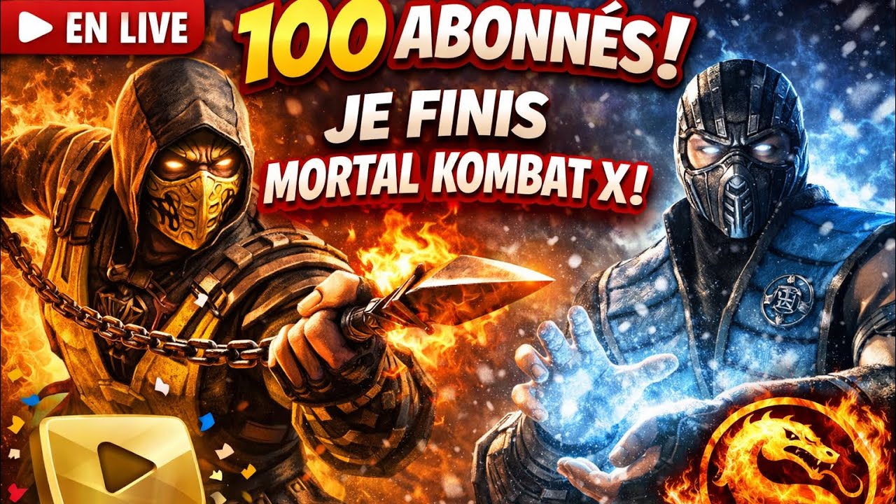 LIVE 100abonnées (Mortal kombat xl)