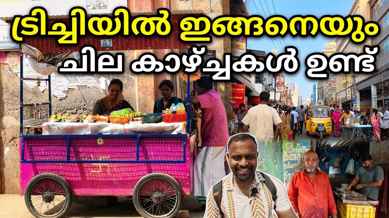 ട്രിച്ചിയിലെ ചരിഞ്ഞ ശിവനും, വഴിയോരത്തെ ചില കാഴ്ച്ചകളും | Erumbeeswarar Temple, Trichy | Rock Fort