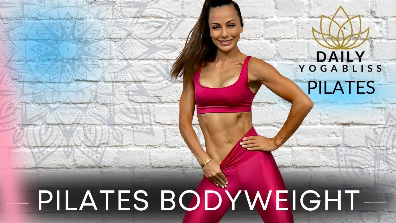 50-MIN Pilates Bodyweight Workout | Sculpt Lean Muscle, Balance, Full Body Toning / DailyYogaBliss