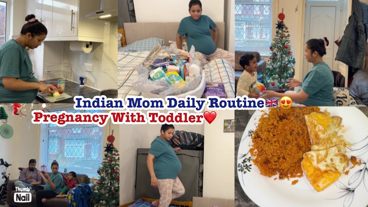 Indian family daily routine | Indian family vlog| pregnancy routine |cooking|Cleaning #viral #mom
