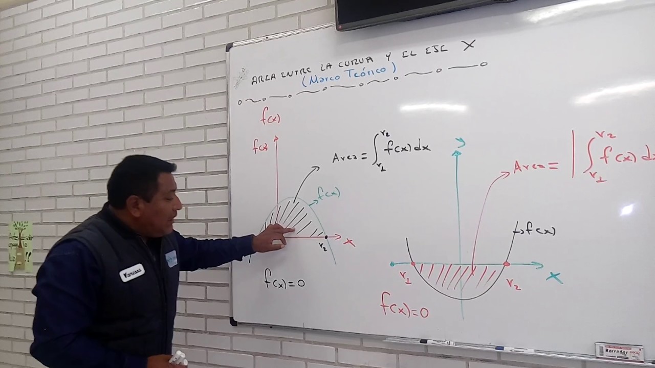 ÁREA ENTRE LA CURVA Y EL EJE X (Marco Teórico)