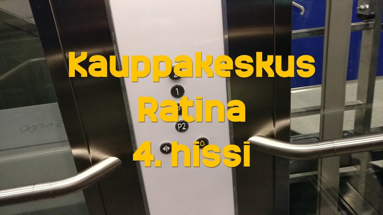 Hissivideo: Kauppakeskus Ratina, Tampere, 4. hissi - 2018 KONE MonoSpace