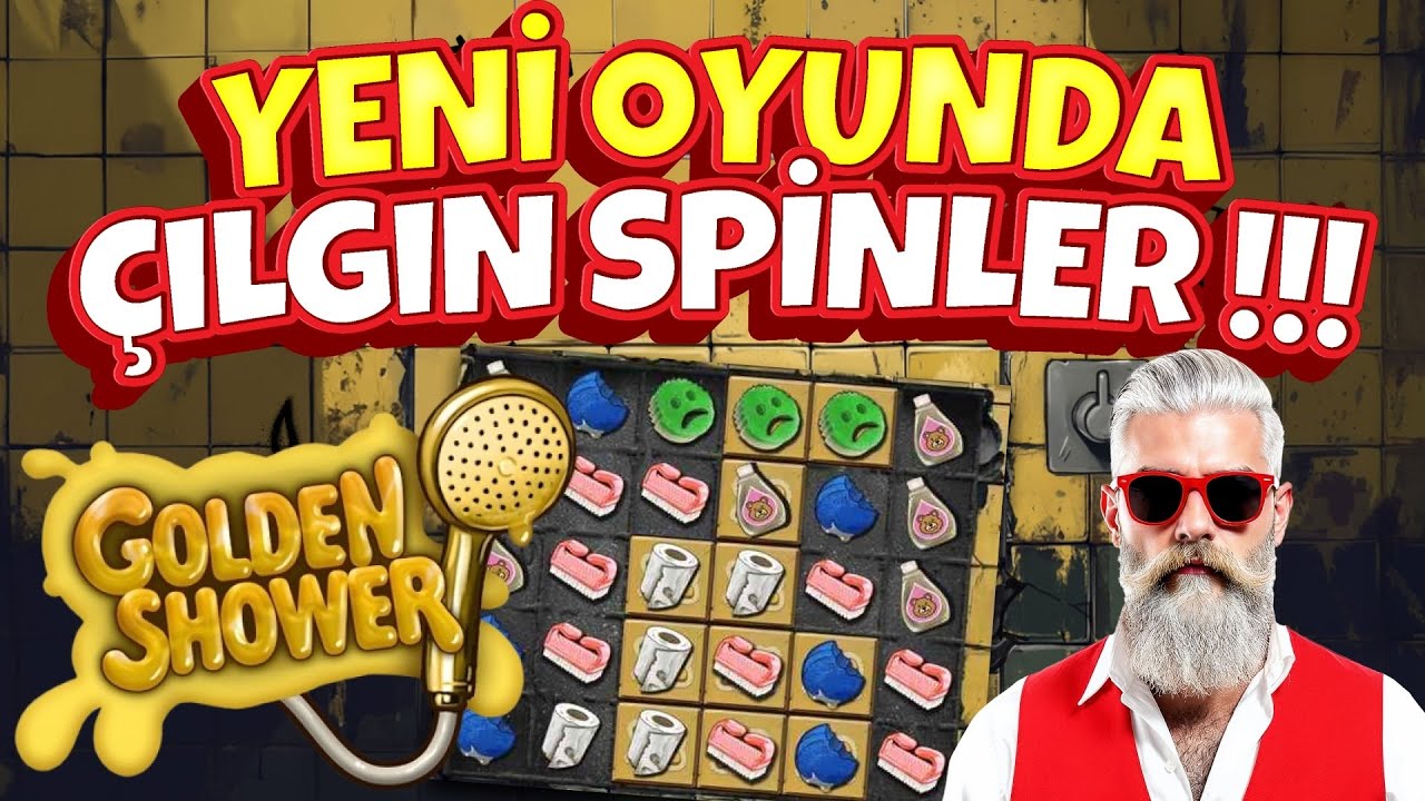 SLOT OYUNLARI 💛 Golden Shower 💛 YENİ OYUNDA &Ccedil;ILGIN SPİNLER !!! #slotlevo #slots