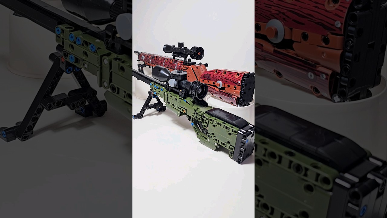 Как построить Kar98k против снайперской винтовки AWM? #legostyle #lego #snipers #howtobuild