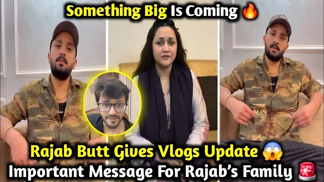 Rajab Butt Shares Update on Conversation with Eman in Latest Vlog | Rajab's Family 