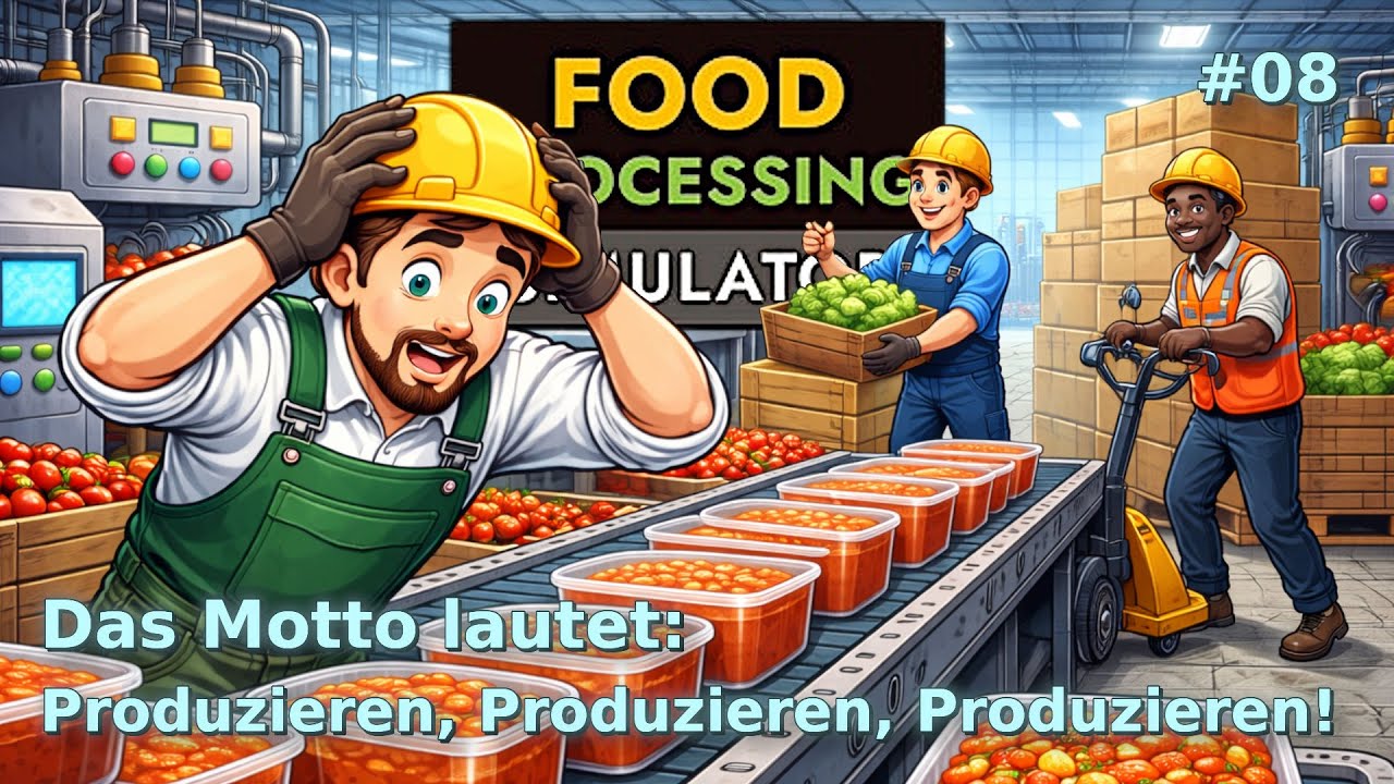 Food Processing Simulator S1E08 | Unser Motto: Produzieren, Produzieren, Produzieren!