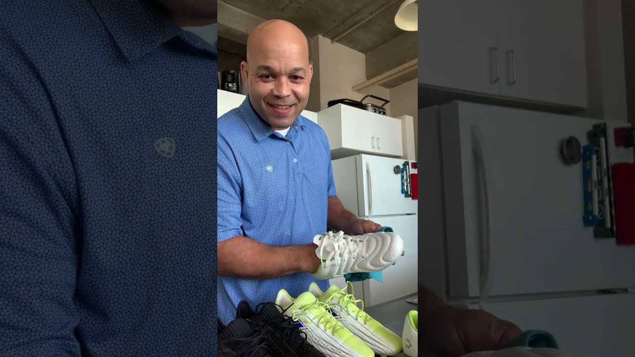 Drew McFedries is live! Cleat clean up.