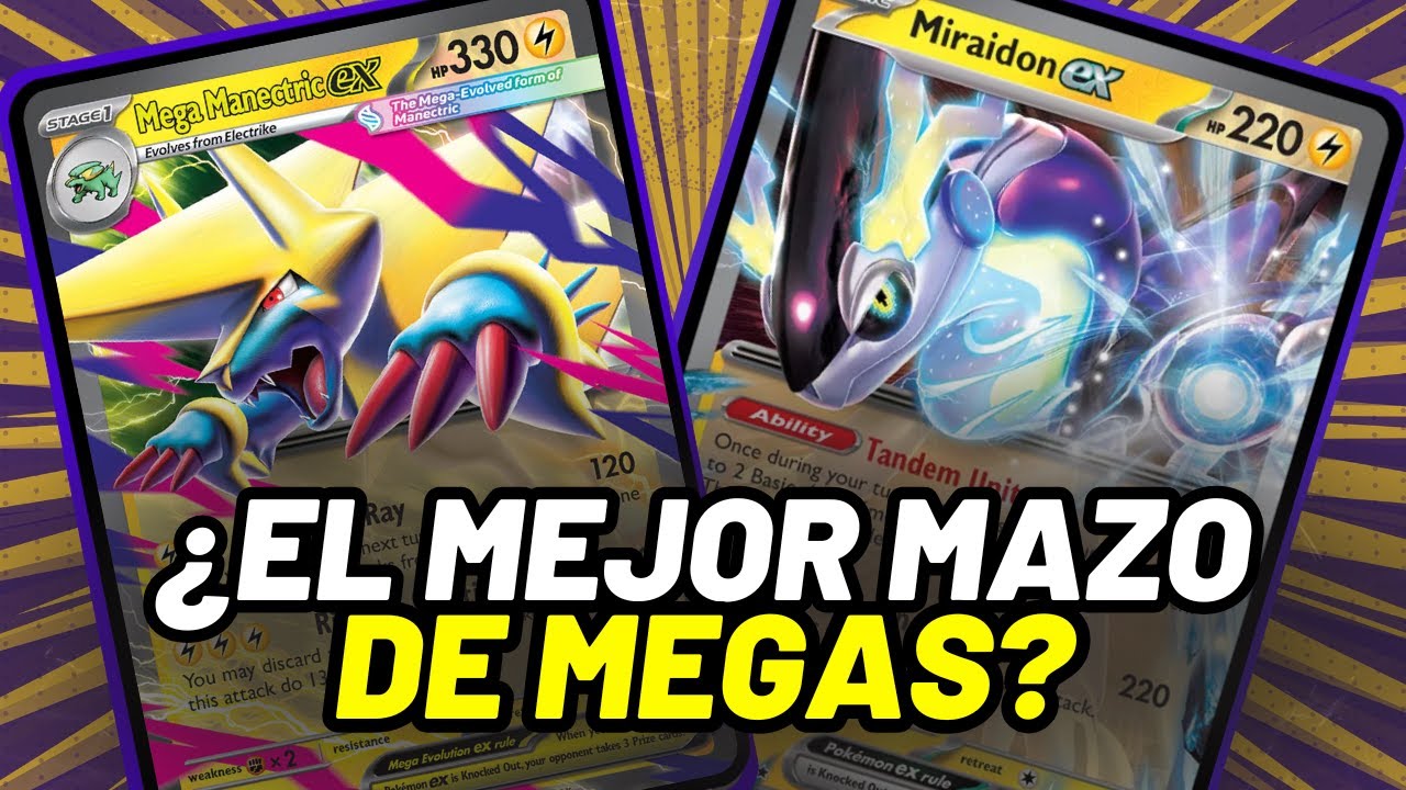 EL MAZO MÁS INFRAVALORADO EN POKEMON TCG | MEGA MANETRIC EX
