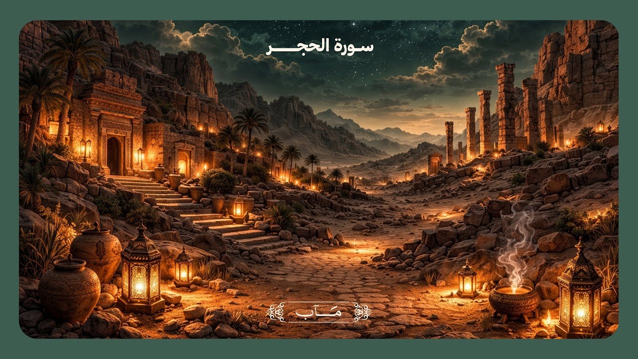 سورة الحجر | كاملة طمأنينة تخبرك بأن الله معك ولن يضيعك 🕊️💎