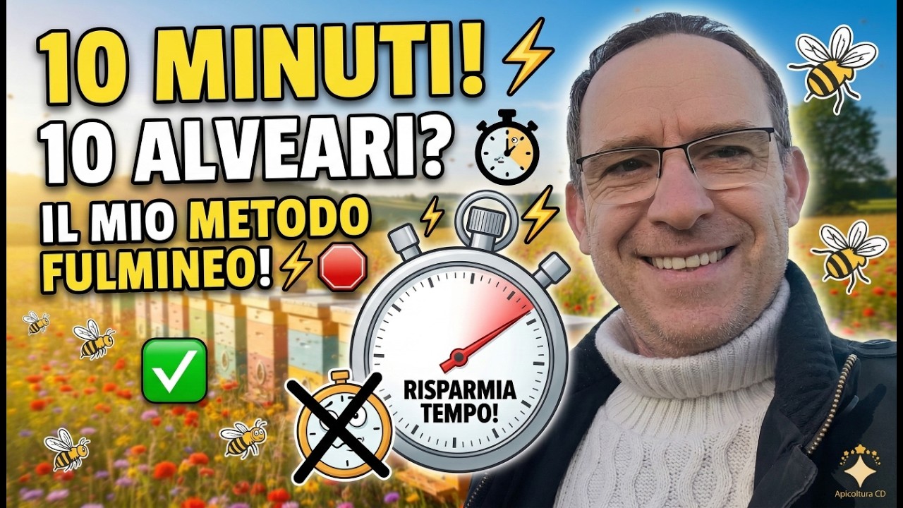 Apicoltura CD: VISITA VELOCE: Come controllare 10 alveari in 10 minuti! ⏱️🐝