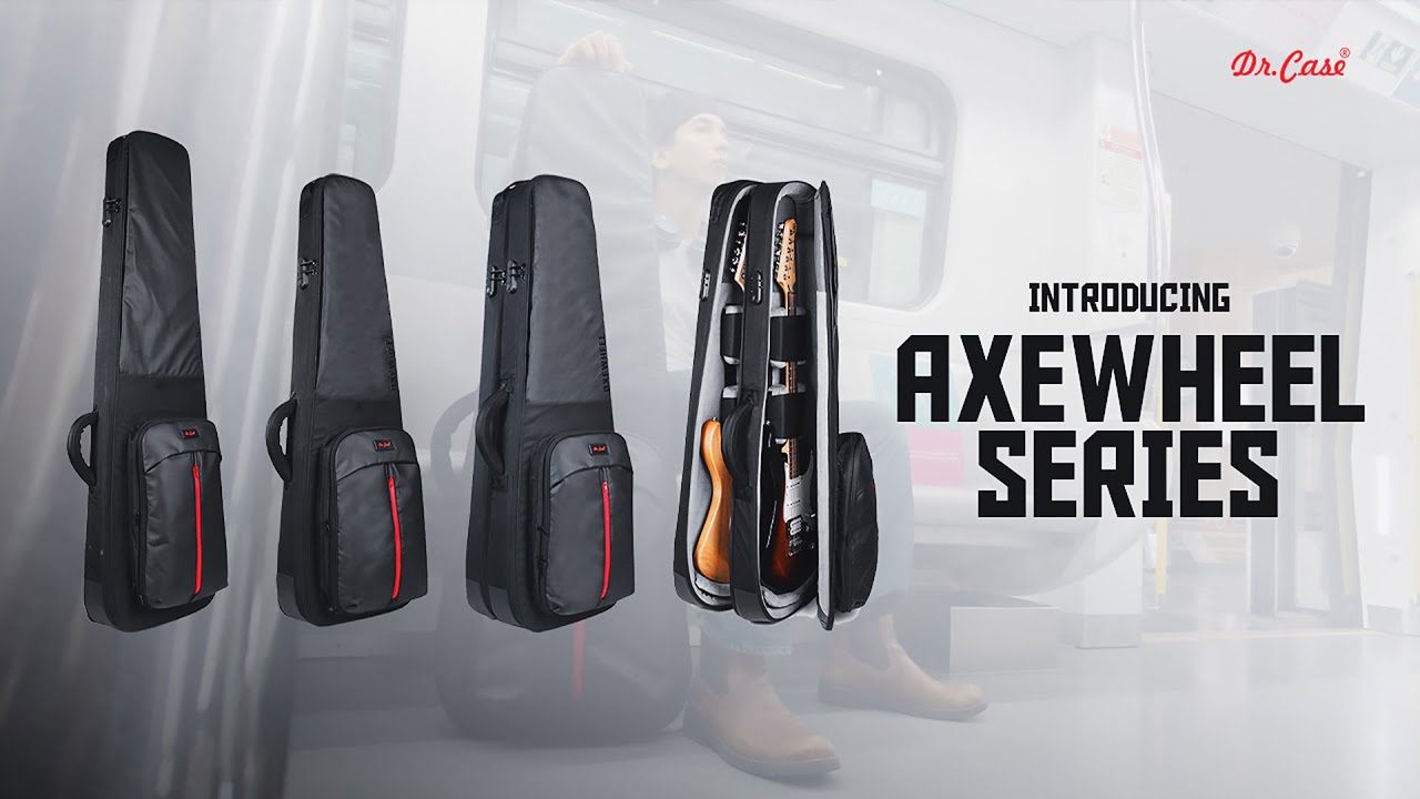 Dr.Case - Axewheel Series - Gig Bag solution for professional guitar and bass players on the move.