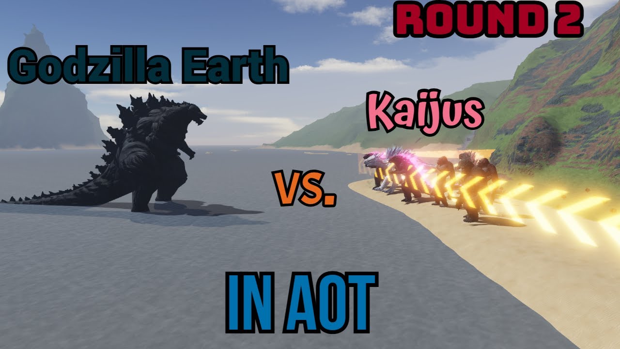 Godzilla Earth Vs Kaijus In AOT Round 2