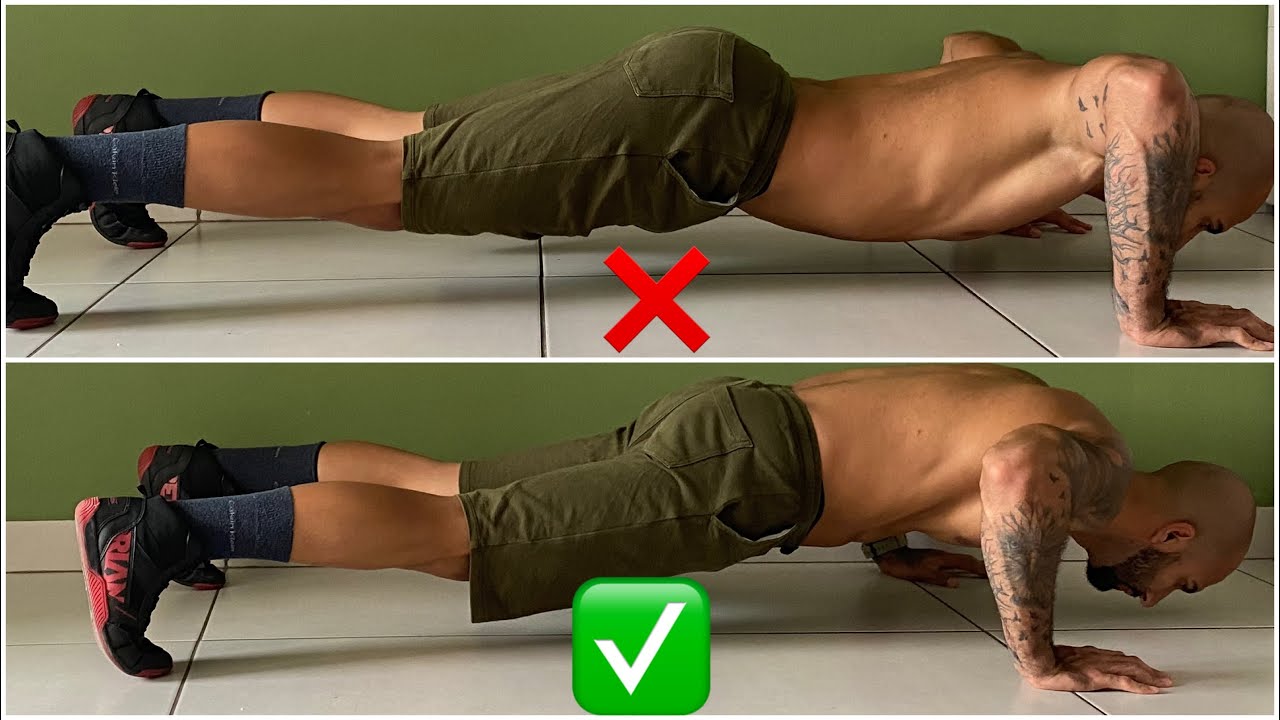 Como fazer FLEXÃO DE BRAÇO PERFEITA. Principais erros da flexão de braço e como corrigi-los.